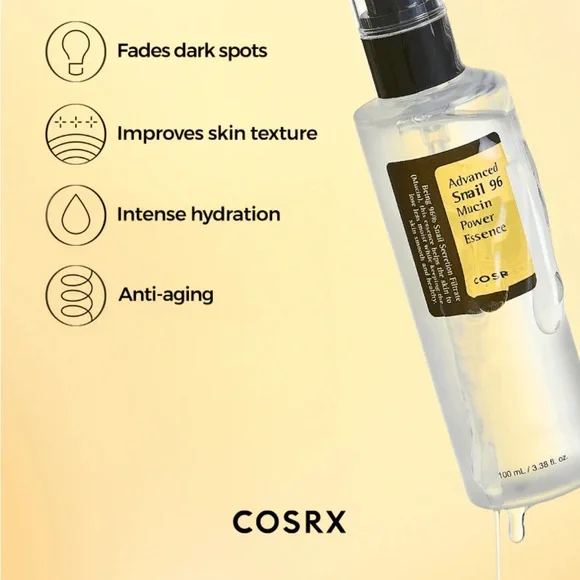 COSRX Advanced Snail 96 Mucin Power Essence - Clear and Gold - Picture 3 of 4